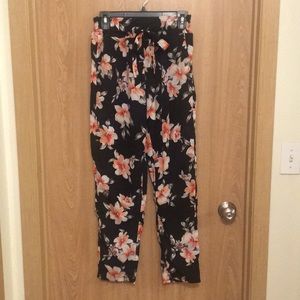 Floral dress pants